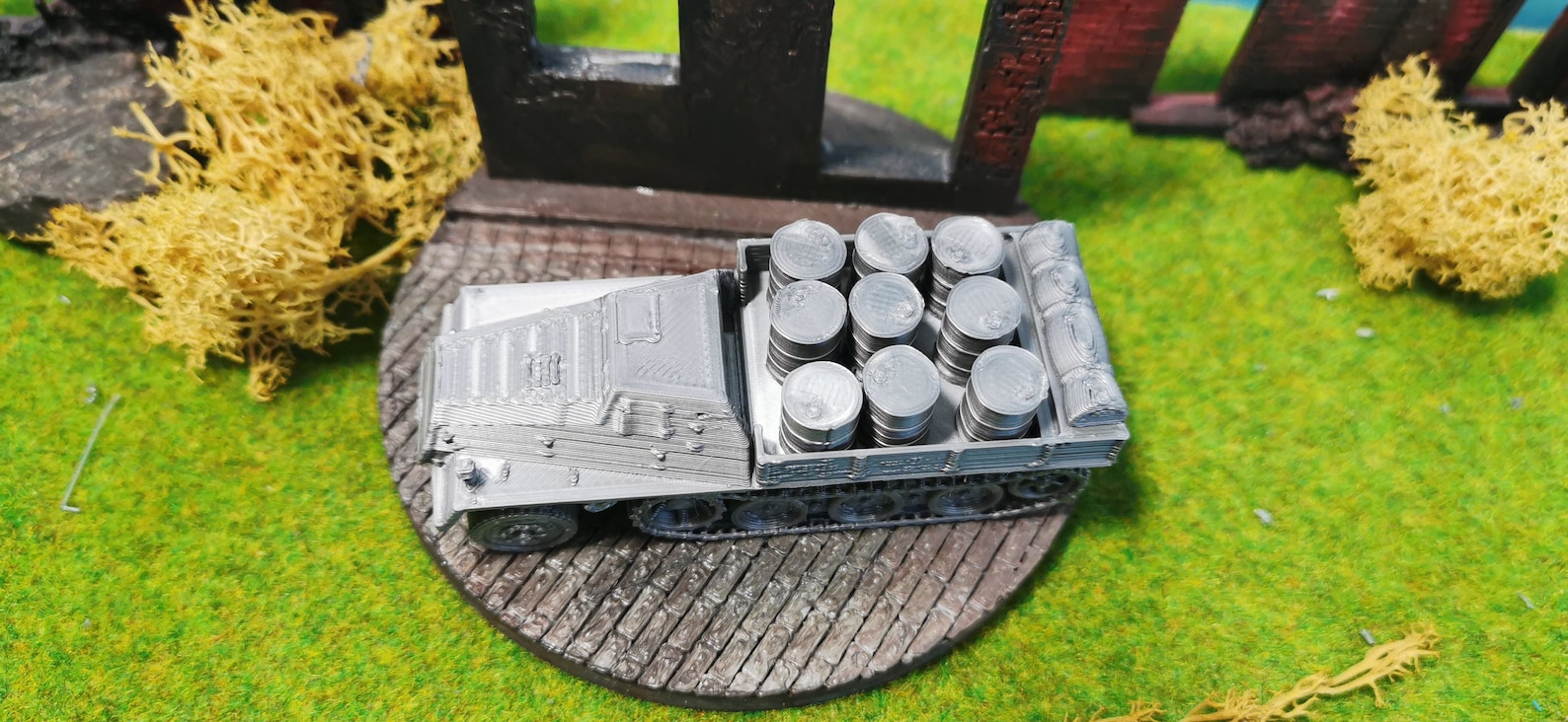 Sws Heavy German Tractor With Load Model | World War II Vehicle | 3D 1/ ...