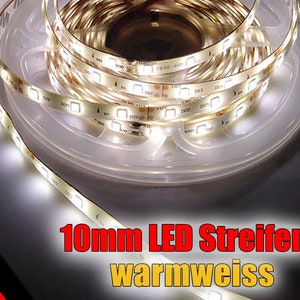 LED Beleuchtung warmweiß 100cm 120 LEDs Häuser Waggons RC Modelle
