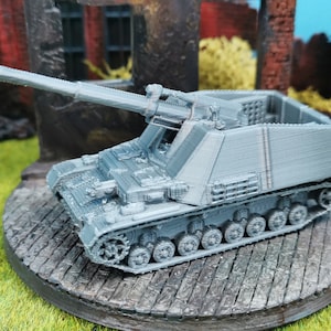Panzerhaubitze Hummel Panzer Militär unlackiert 3D Druck Bausatz Artillerie Modell Deutsch Maßstab 1/100 1/87 1/72 1/64 1/56 1/48