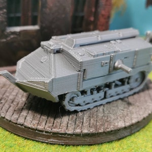 Char D’assaut Schneider CA französischer WW1 Panzer Frankreich als Modell Bausatz im Maßstab 1/100 1/87 1/72 1/64 1/56 1/48 oder 28mm 20mm