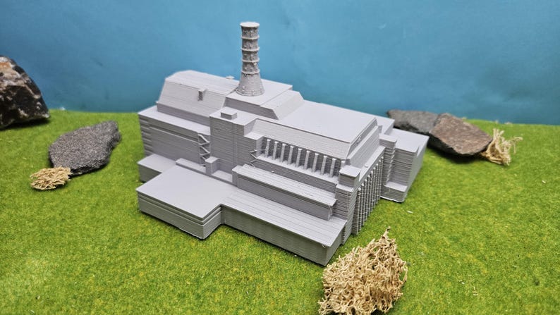 Chernobyl Nuclear Power Plant Model | 1986 Disaster Diorama | XL Size ...