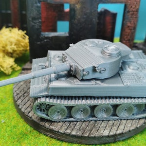 Tiger I &quot;H1&quot; Tank, early version of the Tiger 1 tank as a kit | 28 mm / 20 mm / 15 mm Wargaming | Scale 1/100 1/87 1/72 1/64 1/56 1/48