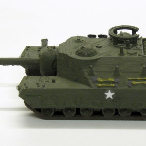 T95 heavy US tank as a model kit | Scale 28 mm / 20 mm / 15 mm for Team Yankee Wargaming | Scale 1/100 1/87 1/72 1/64 1/56 1/48