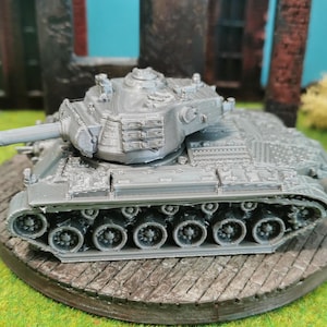 M45 mittlerer US Panzer als Panzermodell Bausatz | 28mm / 20mm / 15mm für Team Yankee Wargaming | Maßstab 1/100 1/87 1/72 1/64 1/56 1/48