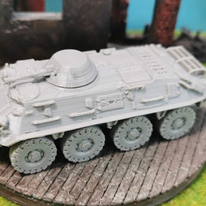 Char de combat d&#39;infanterie russe BTR-60PB en kit | Wargaming 28 mm / 20 mm / 15 mm | Échelles 1/100 1/87 1/72 1/64 1/56 1/48