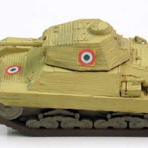 P.43 Carro Armato Italian WW2 Tank Model Kit | 28 mm / 20 mm / 15 mm for WoT Wargaming | Scale 1/100 1/87 1/72 1/64 1/56 1/48