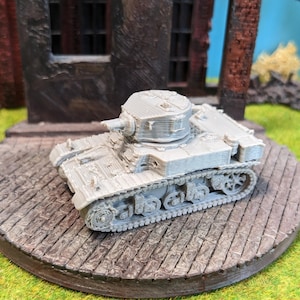 Kit de char léger américain M3A1 &quot;Satan&quot; modèle de char américain militaire non peint à l&#39;échelle 1/100 1/87 1/72 1/64 1/56 1/48 sélectionnable
