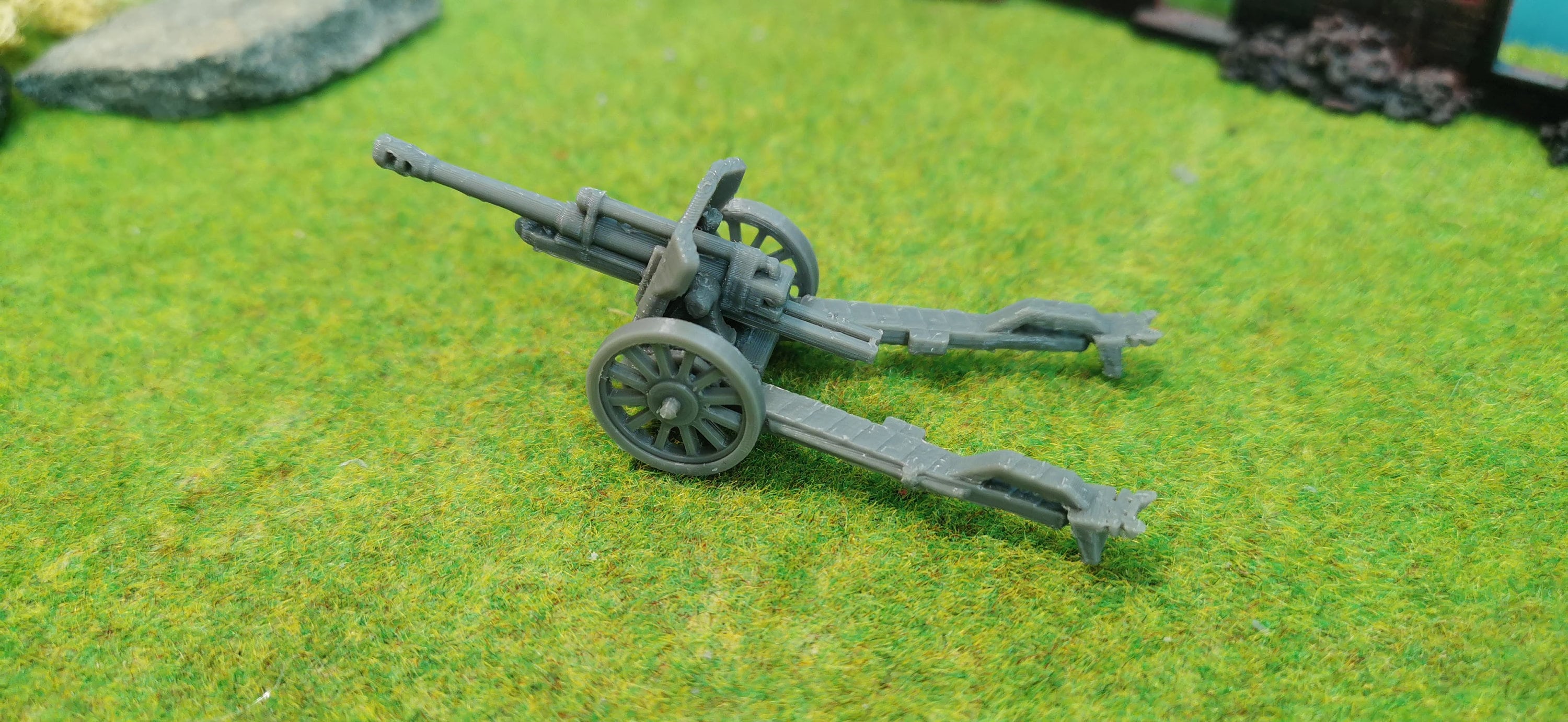 10.5 cm 軽野榴弾砲 18 (LFH 18) 後期バージョン WW2 ドイツ 15 cm 