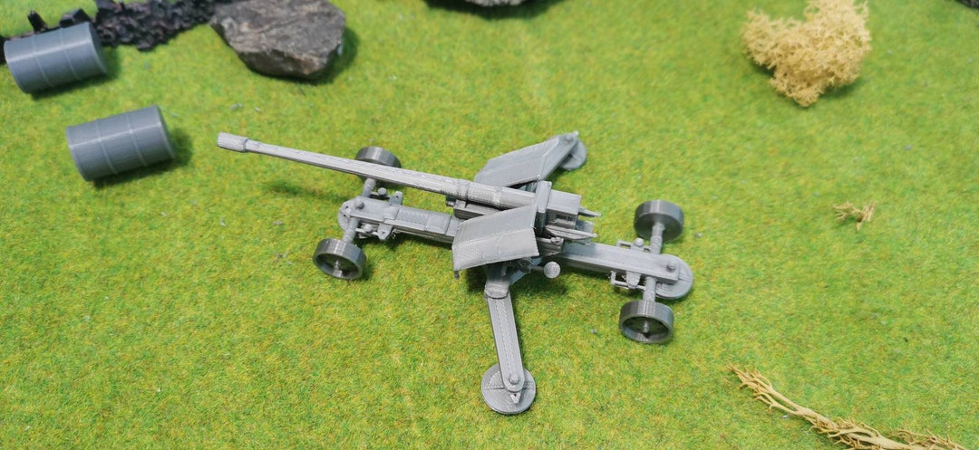 German Pak 44 12.8 Cm Anti-tank Gun WW2 Germany Gun 1944 | 28 Mm / 20 ...