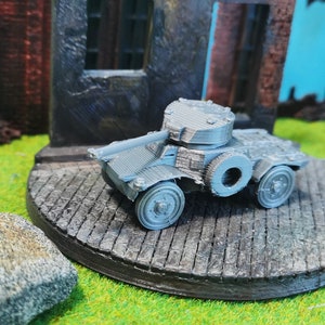Panhard 178 B French wheeled armored vehicle kit France WOT model WW2 in scale 1/100 1/87 1/72 1/64 1/56 1/48 selectable