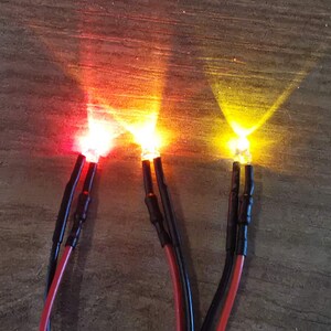 Luces De Hadas Pilas Botón Reloj Rojo Micro Led Alambre Tira 2 Metros