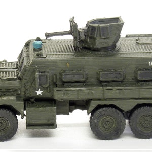 Véhicule tout-terrain MRAP Cougar 6x6, véhicule blindé de transport de troupes britannique, à monter soi-même | 28 mm / 20 mm / 15 mm pour wargames | Échelles 1/100, 1/87, 1/72, 1/64, 1/56, 1/48