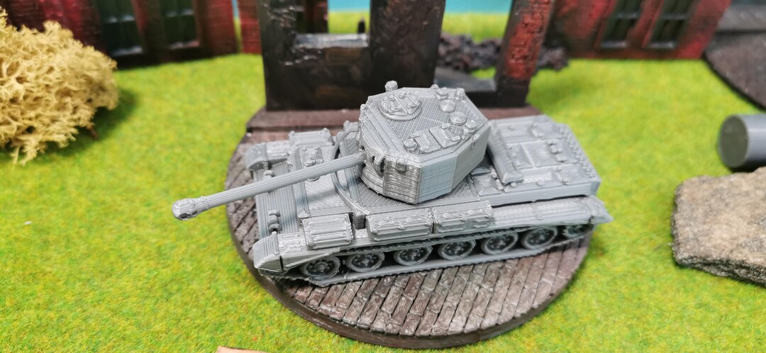 Cruiser Mk VIII challenger GB Tank Model Kit Etsy
