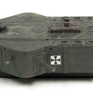 Giant German K-Wagen German WW1 Tank Kit | 28 mm / 20 mm / 15 mm for Wargaming | Scale 1/100 1/87 1/72 1/64 1/56 1/48