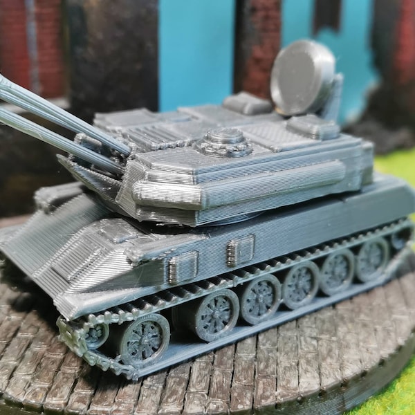 ZSU-23 Flugabwerhrpanzer Sowjet Panzer Russia Tank russisches Modell Bausatz unbemalt im Maßstab 1/100 1/87 1/72 1/64 1/56 1/48