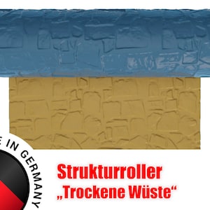 Texture roller &quot;Cobblestone 3&quot; model making various sizes for Styrodur, XPS-Foam and Clay 28 mm 32 mm 1/35 1/72 Tabletop