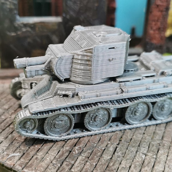 Finnish BT-42 (captured Soviet tank) Russia Tank Russian model kit unpainted in scale 1/100 1/87 1/72 1/64 1/56 1/48