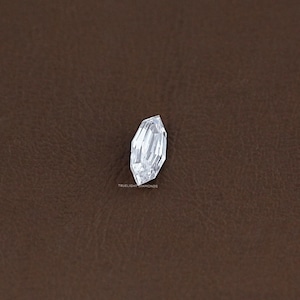 Step Cut Marquise Lab Grown Loose Diamond / Conflict Free Diamond For Customized Jewelry / Antique Cut Diamond For Jewelry Making