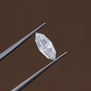 Step Cut Marquise Lab Grown Loose Diamond / Conflict Free Diamond For Customized Jewelry / Antique Cut Diamond For Jewelry Making