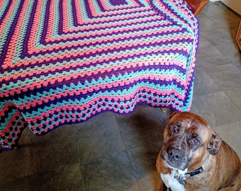 Custom Granny Square Afghan