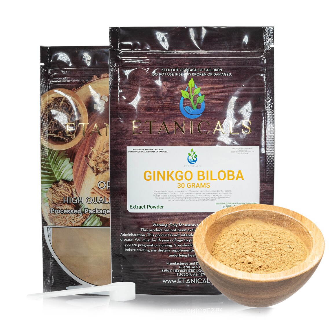 Ginkgo Biloba Extract Powder Etsy