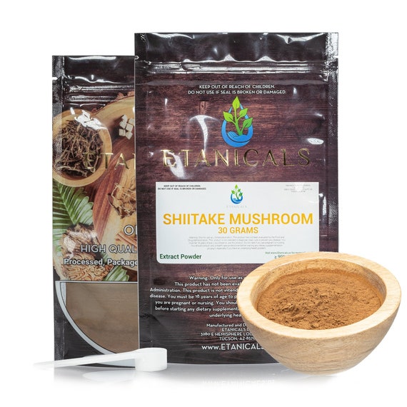 Shiitake Mushroom Extract Powder Etsy
