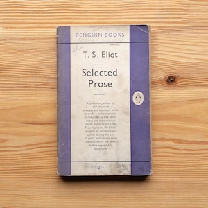 Ausgewählte Prosa - T.S. Eliot - Penguin Book Taschenbuch