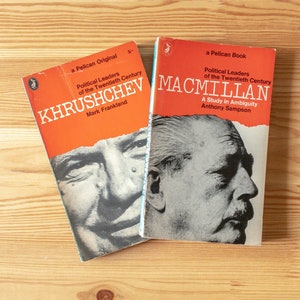 Political Leaders of the Twentieth Century - Khrushchev; Macmillan - Pelican Book Paperback