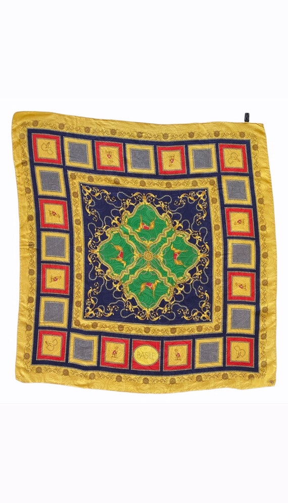 Foulard Vintage 100% Soie Pure (Pura Seta) - Rare, Occasion