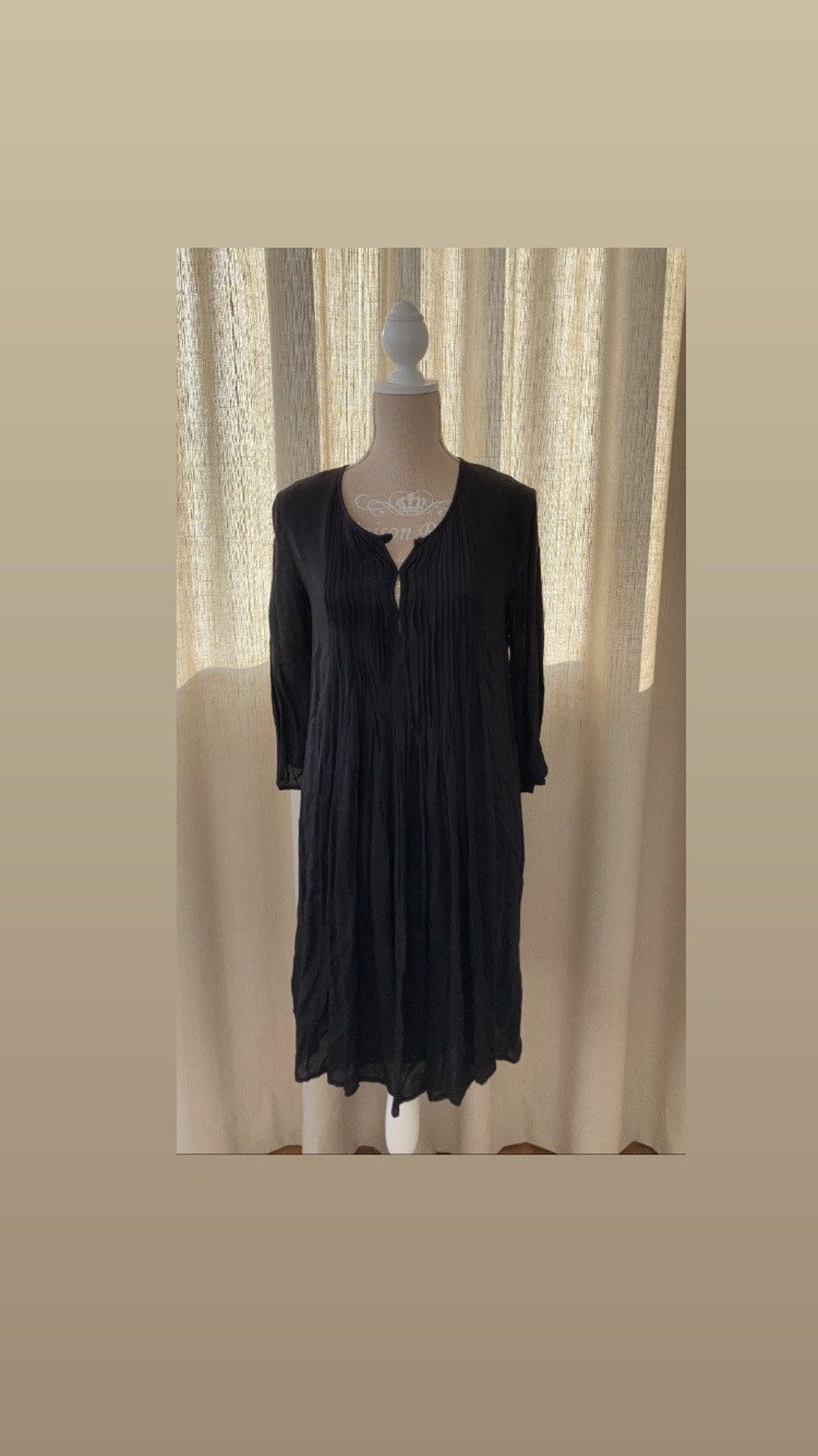 kookai black maxi dress