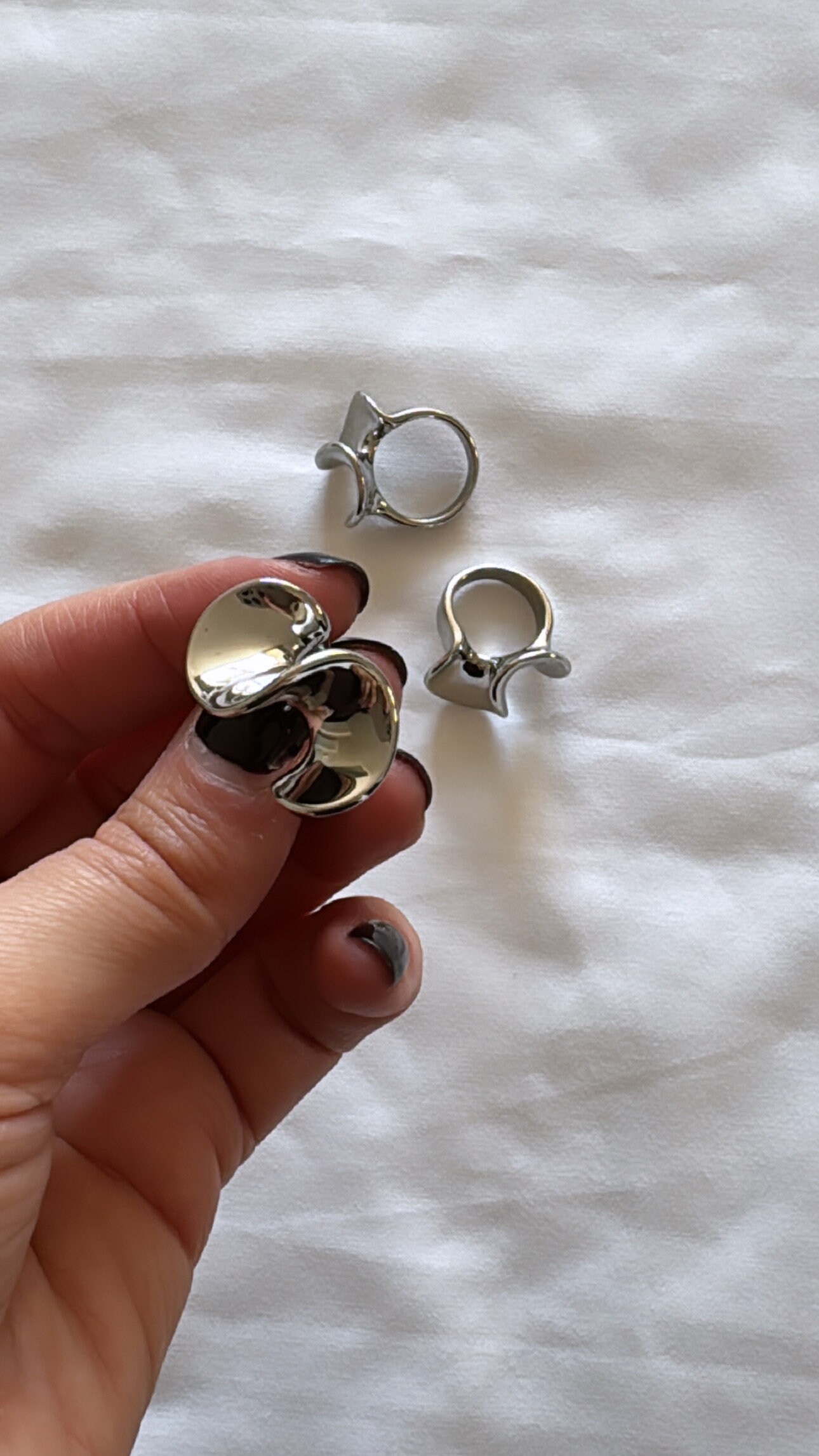 Flare Stainless Steel Ring New Silver Color // Stainless Steel Ring ...