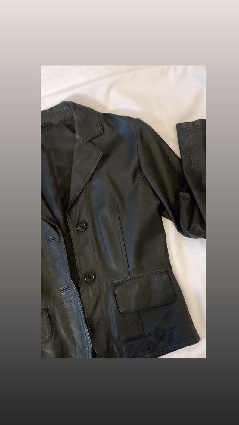 stefanel leather jacket