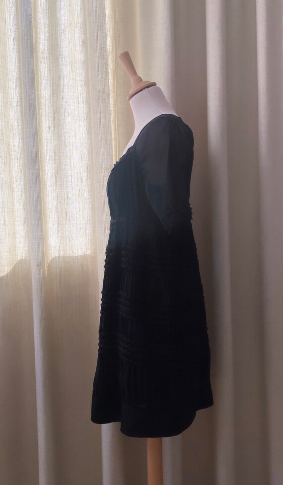 Philosophy by Alberta Ferretti mini dress in blac… - image 4