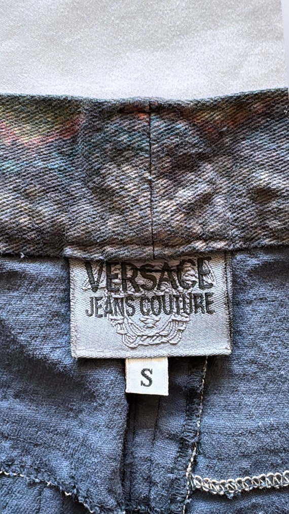 Versace Jeans Couture vintage gray skinny jeans s… - image 2