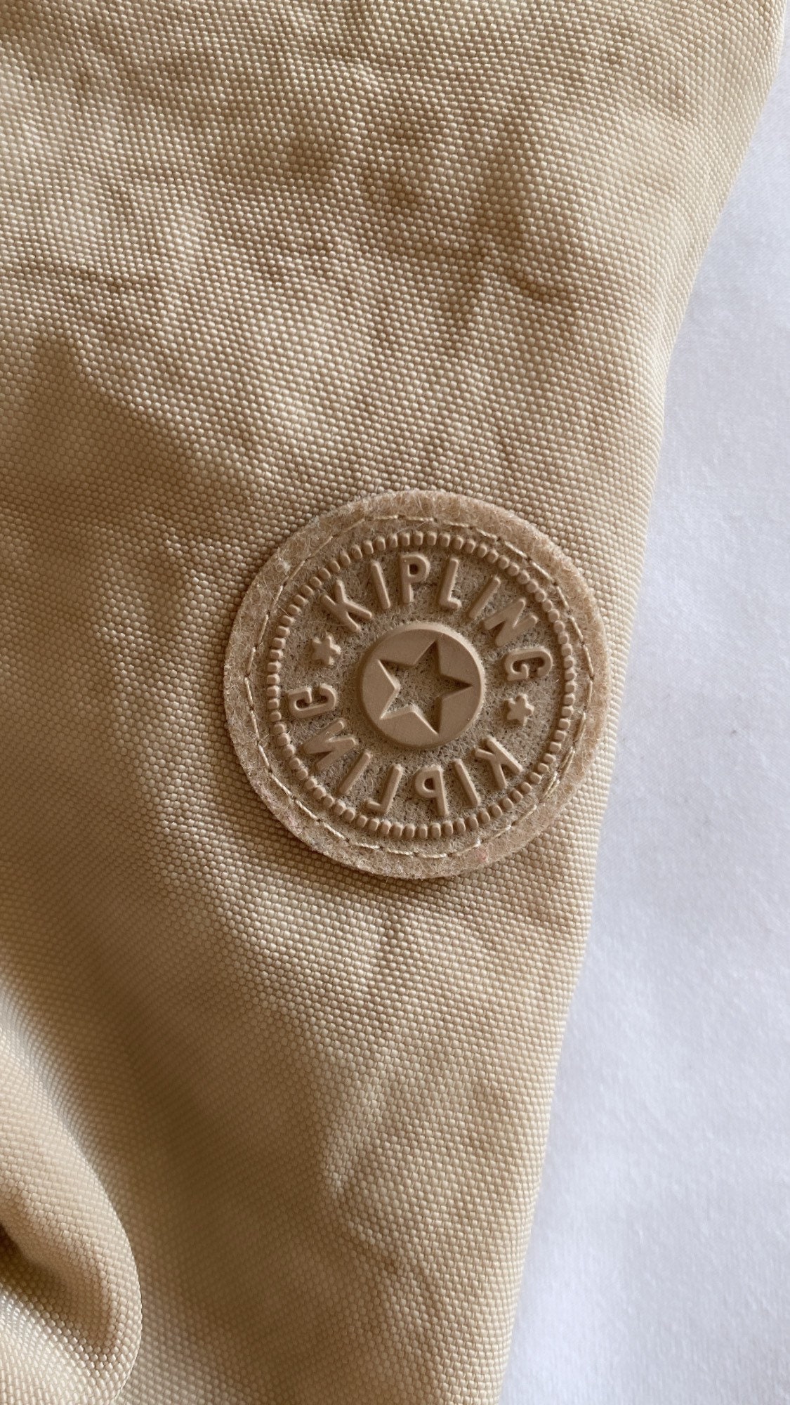 FW22 Beige Kipling Jacket With Logo Beige Etsy