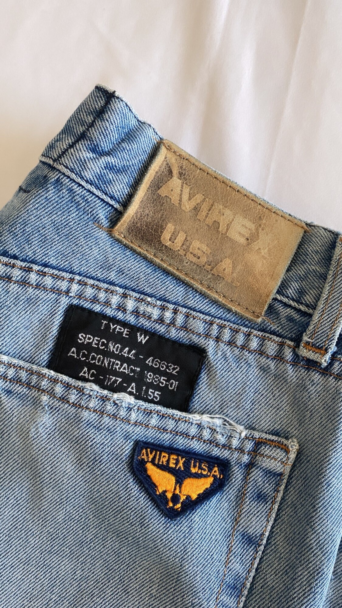 Avirex jeans anni best sale 80