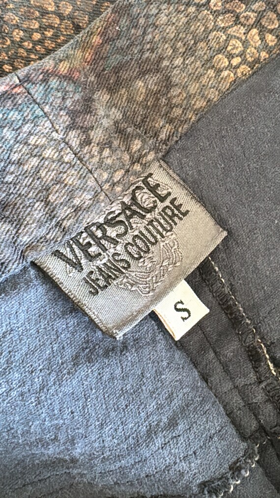 Versace Jeans Couture vintage gray skinny jeans s… - image 9