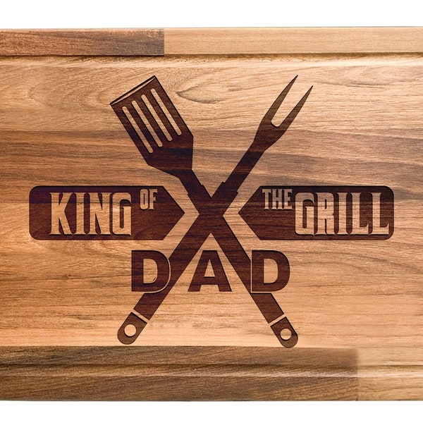 Personalized Wooden BBQ Cutting Board Gift for Men, BBQ Gift Set for Christmas, Birthday Gift  for Dad From Daughter Wife, Grilling Tools