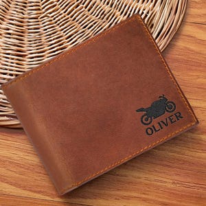 Billetera personalizada, Billetera para hombre, Billetera grabada, Billetera para padrinos de boda, Billetera de cuero, Billetera personalizada, Regalo para novios, Regalo para él