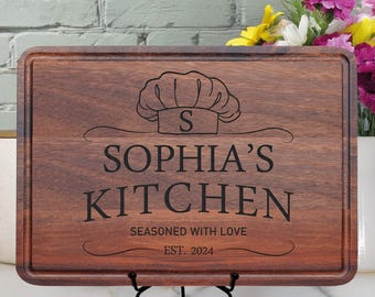 Personalized Cutting Board, Custom Engraved Charcuterie Board, Mother’s Day Gift, Wedding Gift, Made in The USA, Unique Christmas Gift