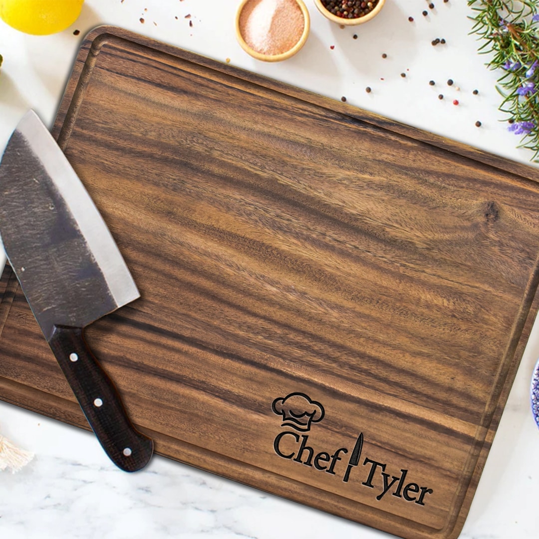 Custom Cutting Board for Professional Kitchen, Personalized Boards for