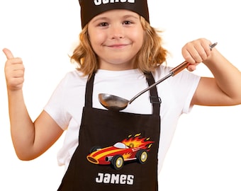 Personalized Kids Apron, Toddler Apron, Customized Apron, Little Chef, Cooking Apron, Kids Apron, Kitchen Apron, Custom Apron, Child Aprons