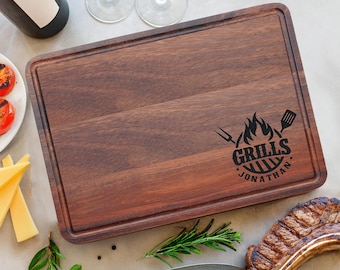 Personalized Boards for Chefs, Custom Cutting Board for Professional Kitchen, Cutting Board with Chef's Logo, Kitchen Gifts for Chef