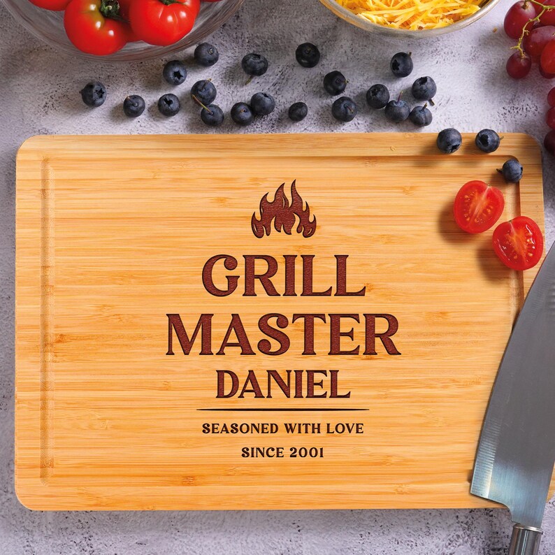CustomEngravedCo BBQ Cutting Board - Thumbnail 4