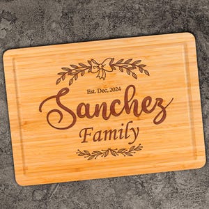 Charcuterie Board Personalized Cutting Board | wedding gift for Couple | | Custom Wedding Gift | Engagement Gift | Bridal Shower Gift |