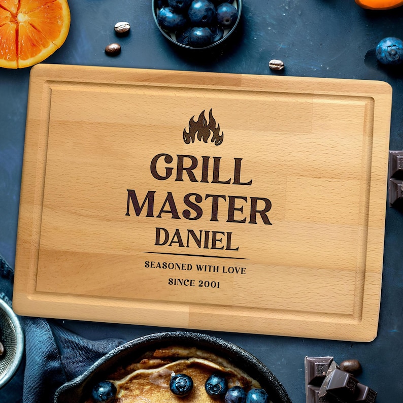 CustomEngravedCo BBQ Cutting Board - Thumbnail 2
