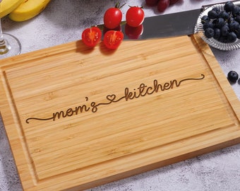 Cutting Board for Mom Grandma, Mom's Kitchen Charcuterie Board, Memorial Gifts for Moms, Mother's Day Birthday Christmas Gift, Kitchen Decor