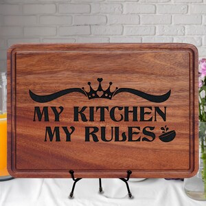 Personalized Kitchen Decor Cutting Board, Address Cutting Board, Housewarming Gift, New Home Gift, Realtor Closing Gift, Engraved Board