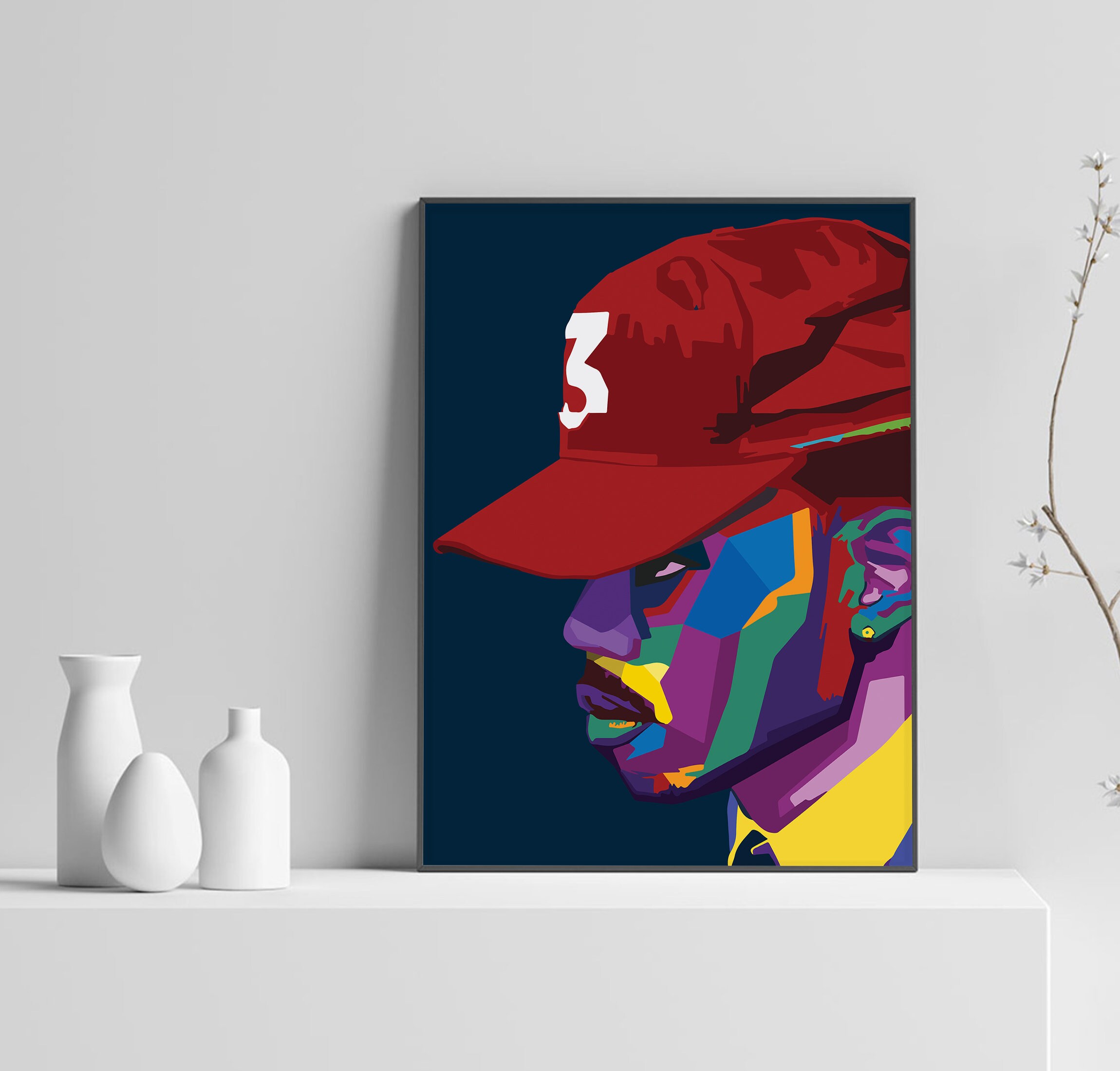 Frame Canvas Chance The Rapper Poster Chance The Rapper Etsy