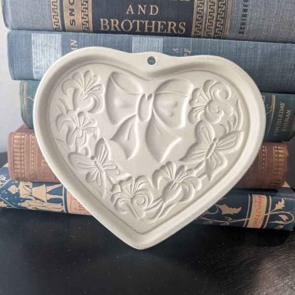 Pampered Chef Limited Edition Summer Wreath Stoneware Cookie Mold - 2003